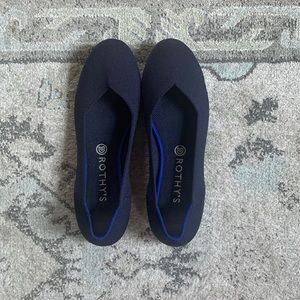 Rothy’s Round-Toed Navy Flats